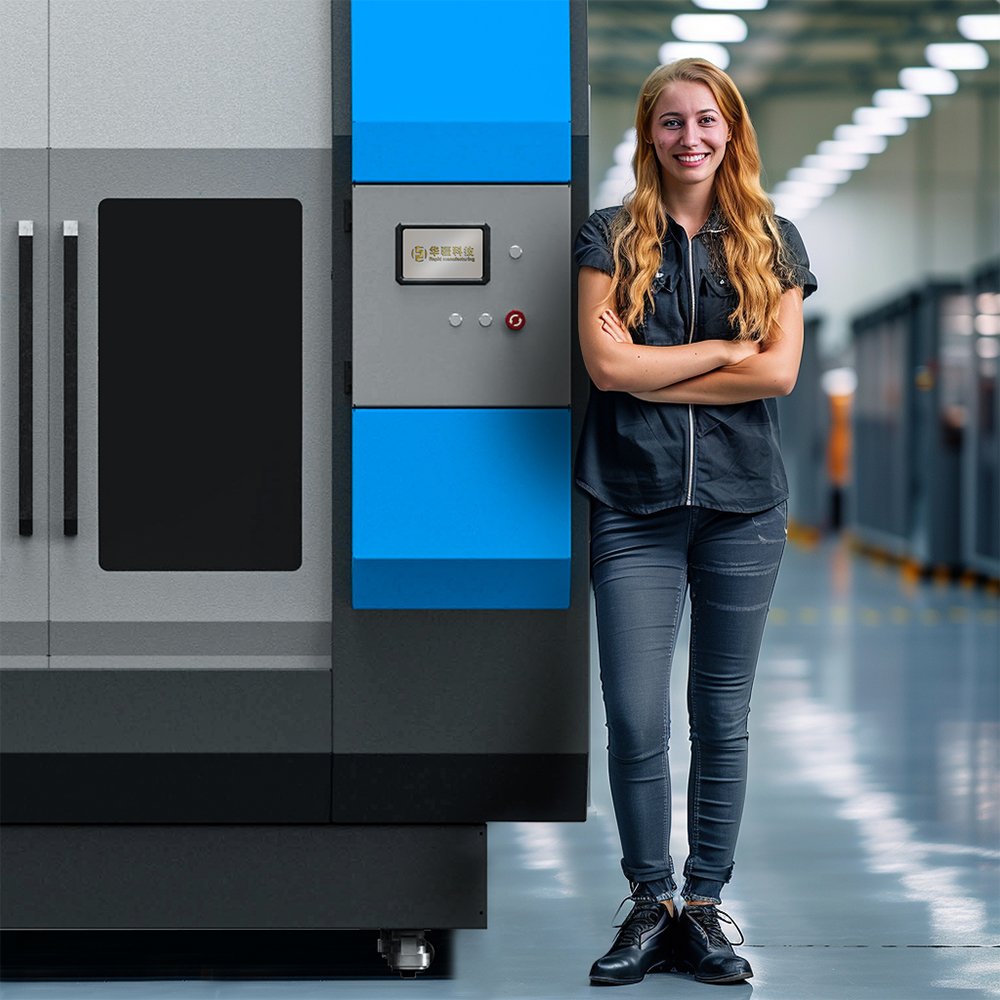 HJV5 Large Print Size PEEK 3D Printer High Precision 1500mm/s High Speed Active Water Cooling 450℃ Large Size 1000*1000*1000mm