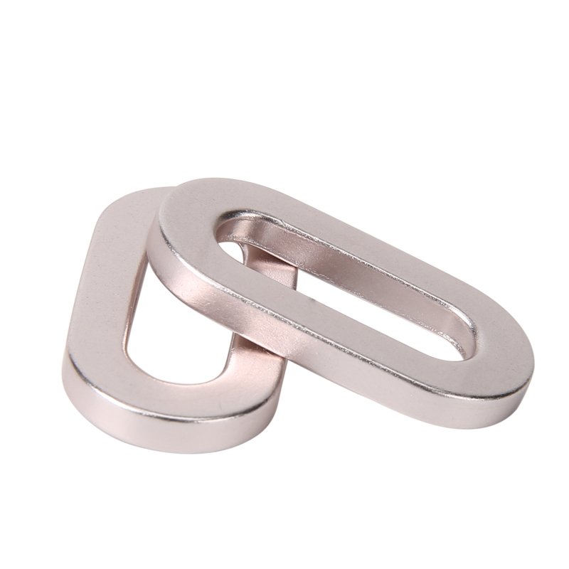 Customized Hardware Accessories Heavy Duty Square Ring Aviation Aluminium O- Ring Buckles for Pet Collar Harness