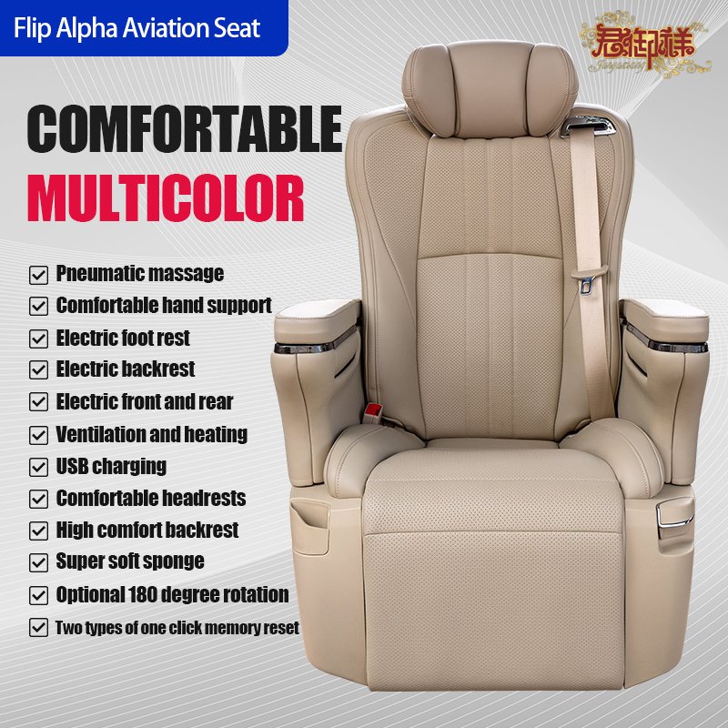 Aviation Seat Car Seat Toyota ALPHARD VELLFIRE Legrest Elegant Car Leather Luxury Full Set Luxury Car Seat Alpha