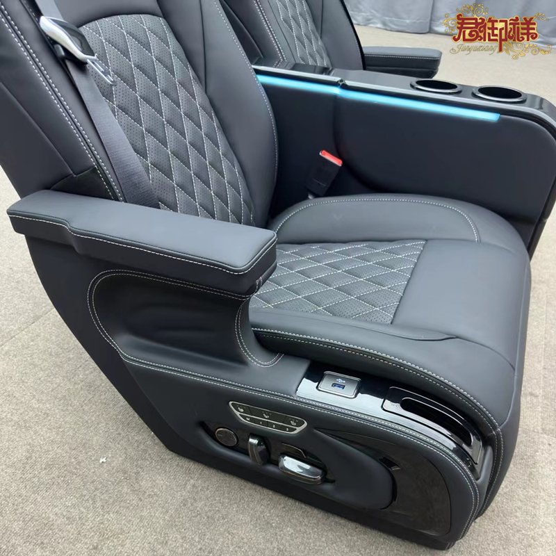 Aviation Seat Selling Customized Comfortable Car Interiors Light Luxury High-End Leather Car Seats Automobile Modification
