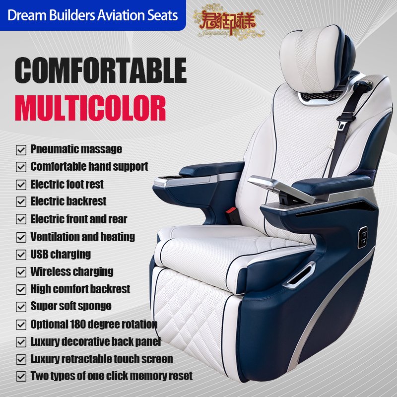 Aviation Seat MPV Car Seat Multivan CARAVELLE Transporter T4 T5 T6 T7 VILoRAN Crafter Benz Vito V220 V250d V300 Sprinter V-class