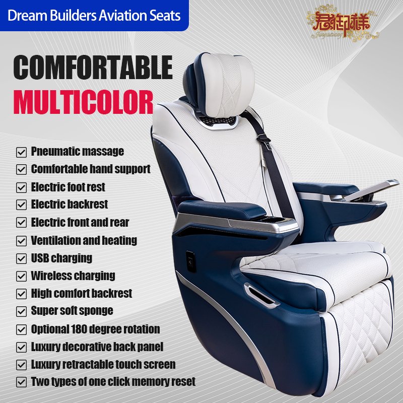 Aviation Seat MPV Car Seat Multivan CARAVELLE Transporter T4 T5 T6 T7 VILoRAN Crafter Benz Vito V220 V250d V300 Sprinter V-class