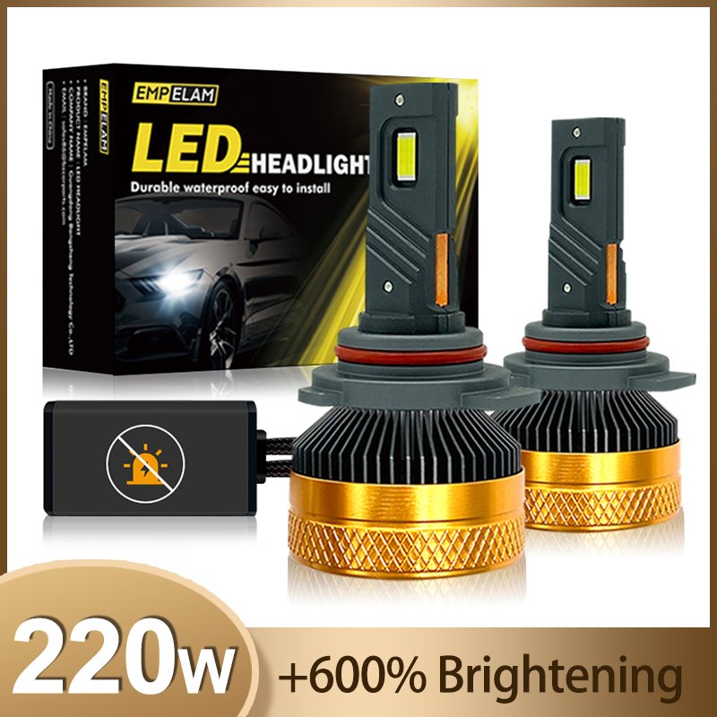 Hot Selling Car Accessories Headlamp Led Bulbs BZ95 220W H1 H4 H7 H11 9005 9006 9012 Car Head Light Led
