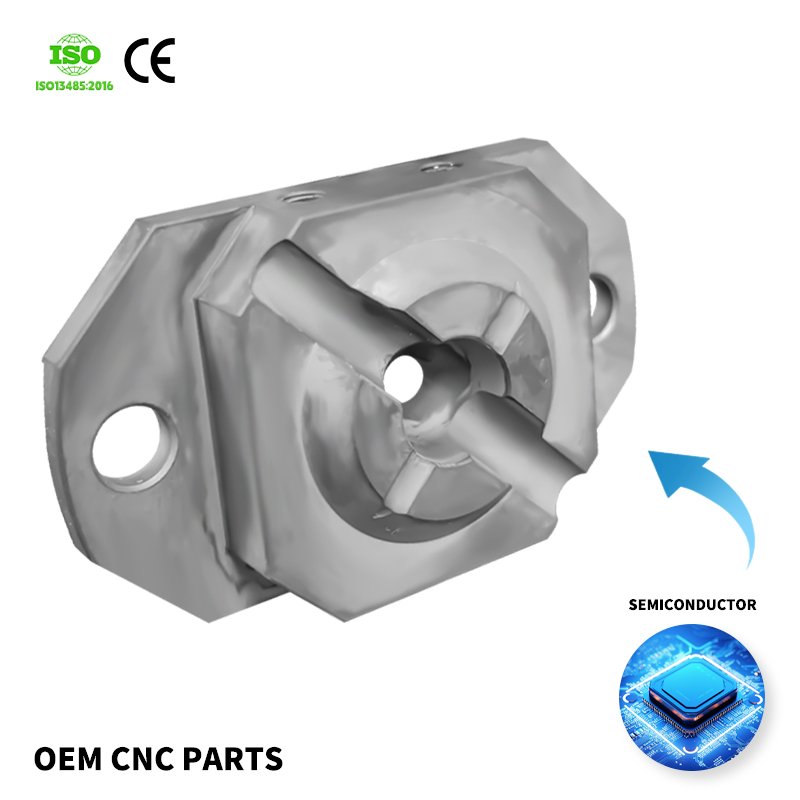 High Quality Stainless Steel Cnc Machining 5 Axis Services Carburizing Process Aviation Parts for Semiconductor Equipment