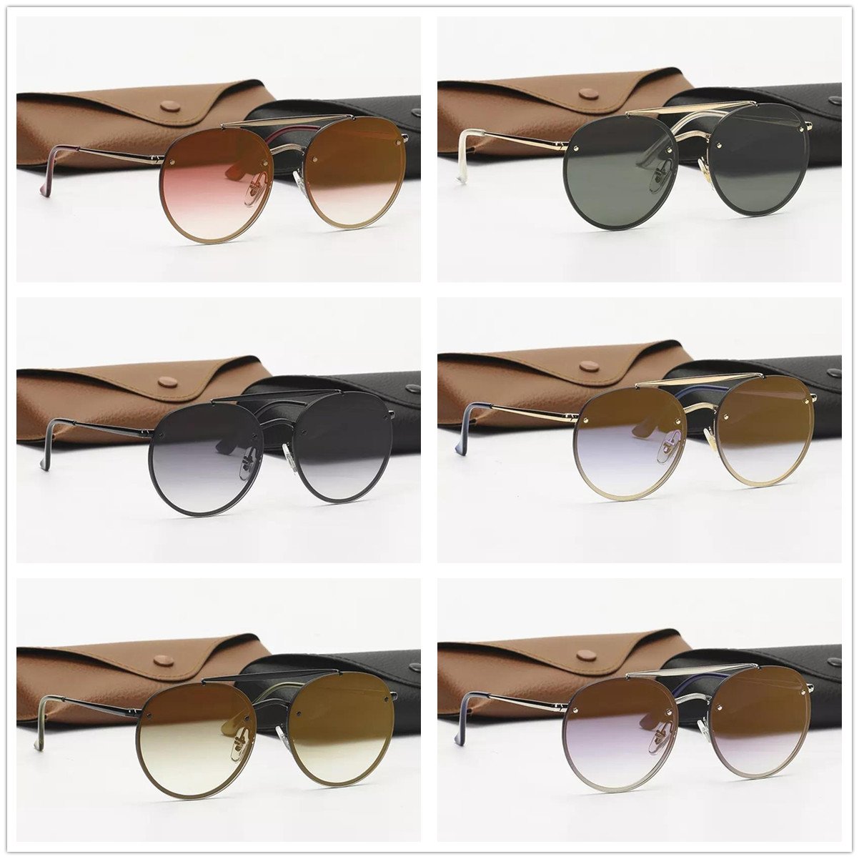 3614 High Fashion Italian Fancy Sun Glasses Cycling Driving Eyeglasses Men Label Women Metal UV Designer Luxury Sunglasses