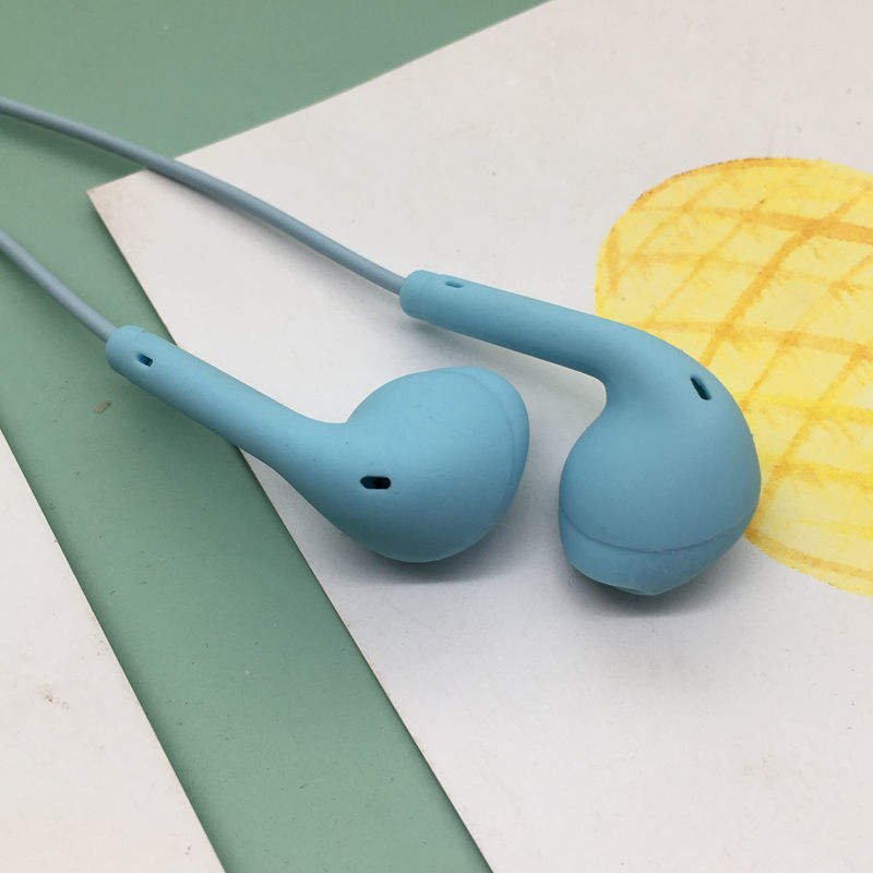 Factory Price 1.2m 3.5mm Wired Earphones with Microphone Hands-free Colors Wire Length Headphones for Mobile Phone PC Wholesale