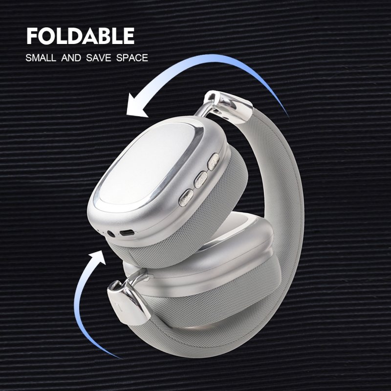 Head-mounted Wireless Bt Headset Ear Folding Sports Subwoofer Long Battery Life Computer Headset Headset Headphones