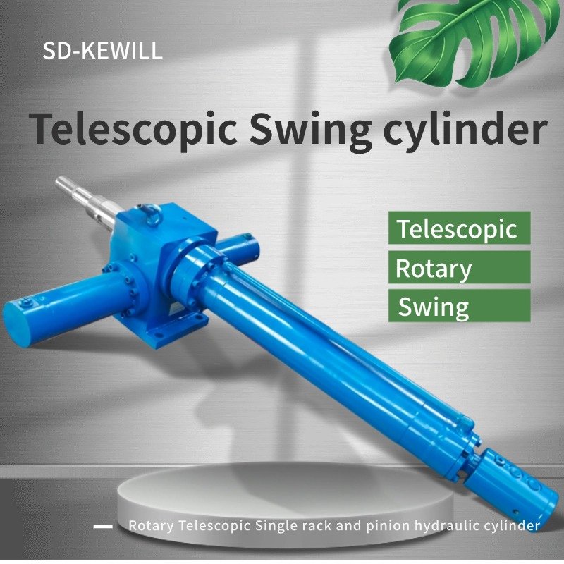 China Manufacture Custom Mini Small Large Double Acting Telescopic Rotary Rack Pinion Swing Hydraulic Piston Cylinders