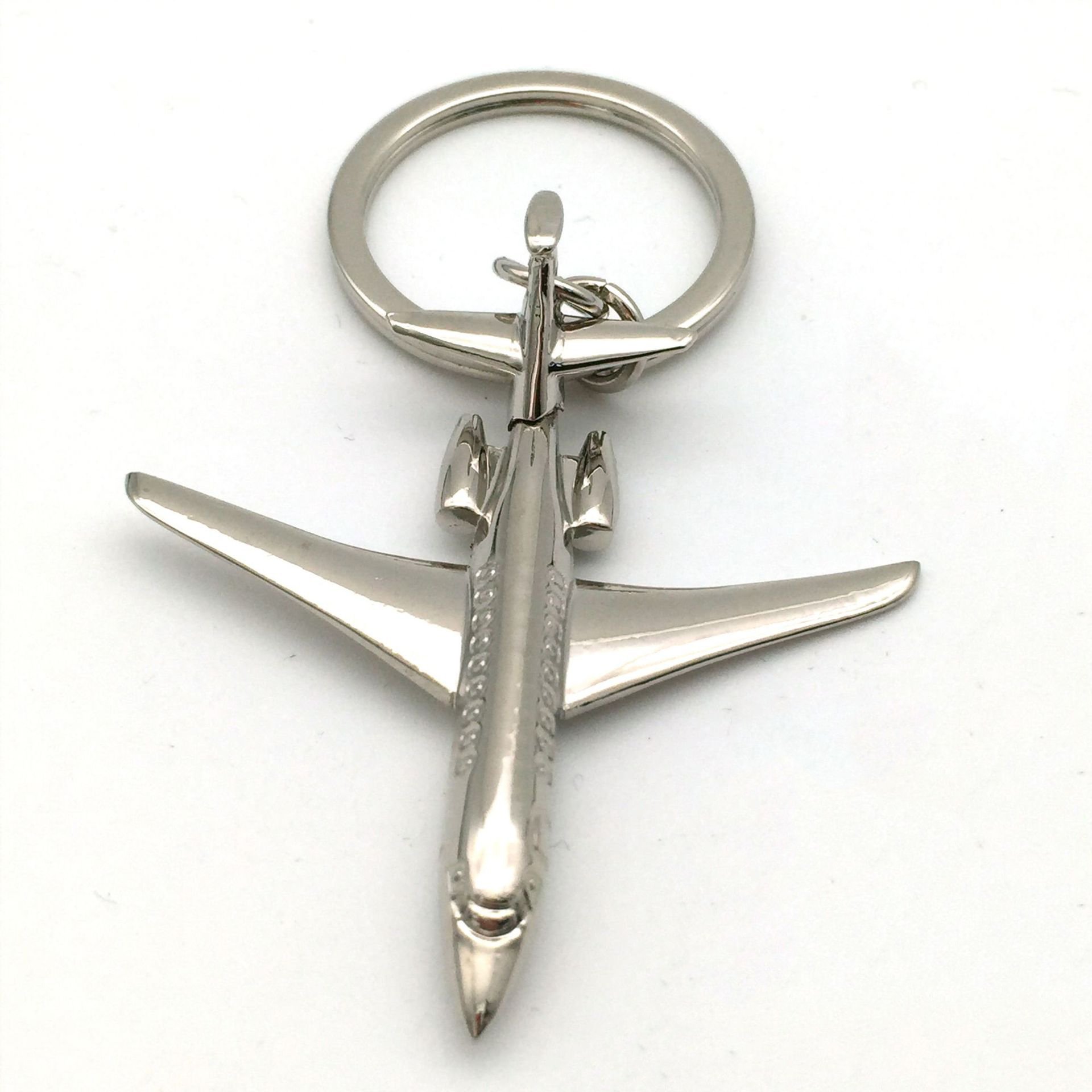 Custom Private Label Keychains Aviation Gifts 2D/3D Iron Alloy Aircraft Keychain Airplane Keyring