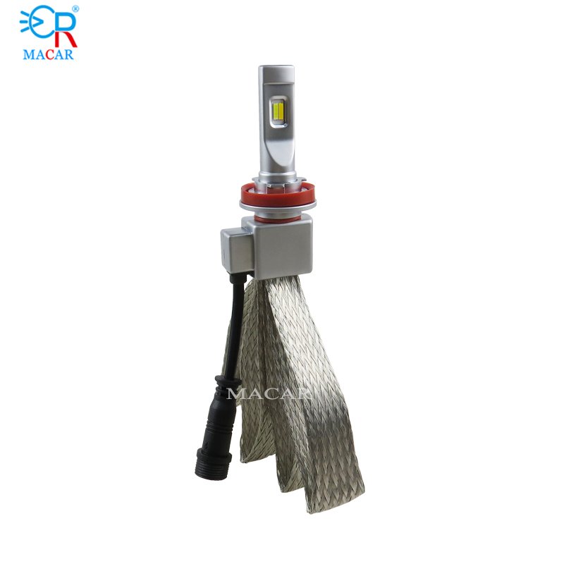 MACAR Good Price 80W 8000Lm H11 H4 H7 24V Tri LED Headlight Bulb Accessories for Car Led Car Light Canbus Auto Led Headlight