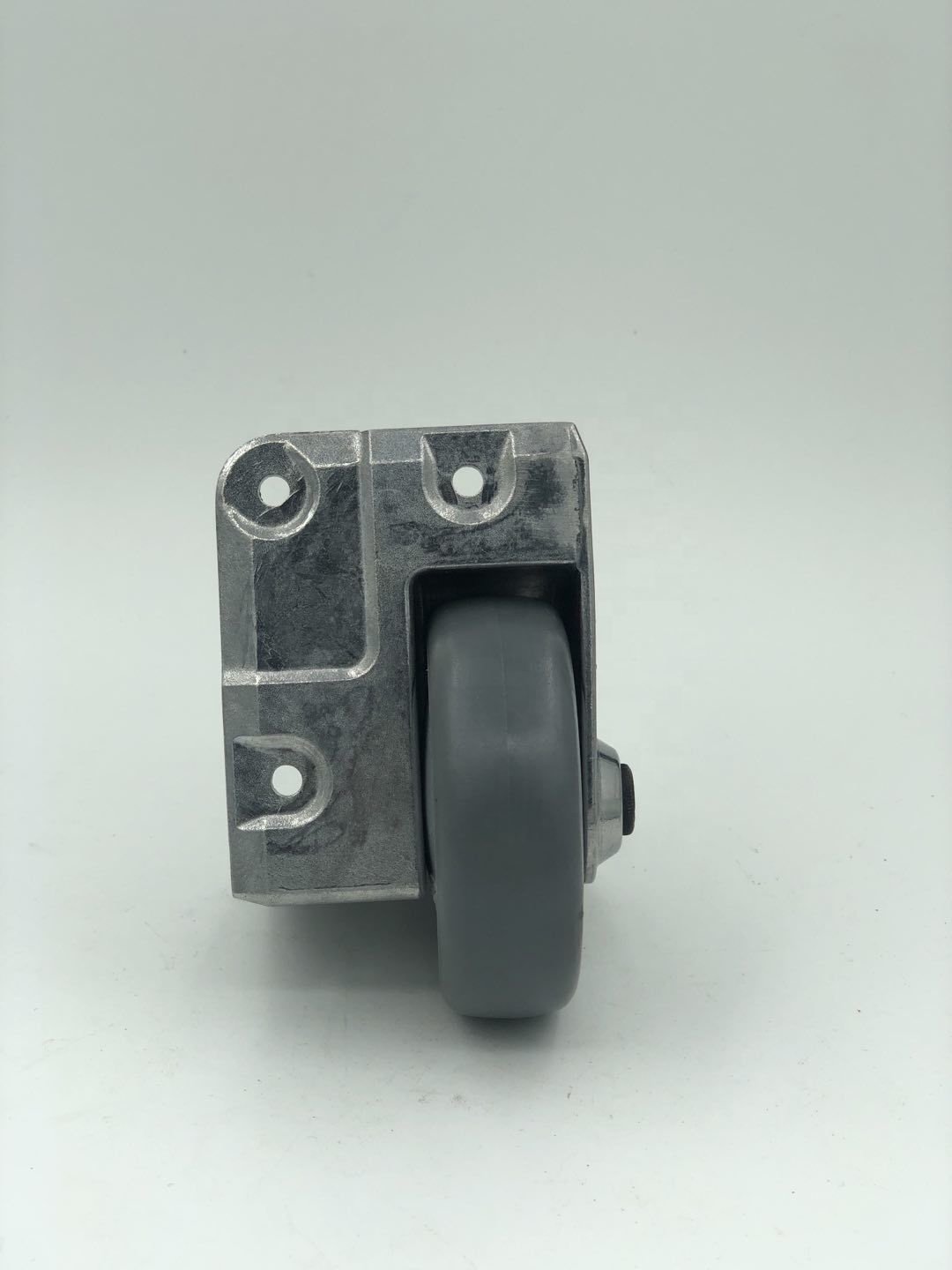 External 3" Zinc Alloy Flight Air Road Fly Case Corner Fixed Thermoplastic Rubber TPR Heavy Duty Side-mounted Caster Wheels