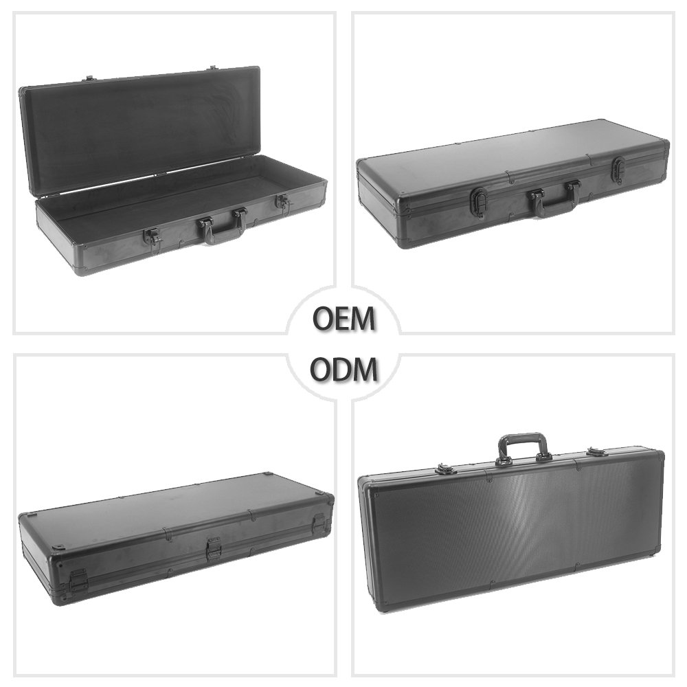 Long Aluminum Instrument Flight Carrying Case With Foam Inside Aluminum Storage Case