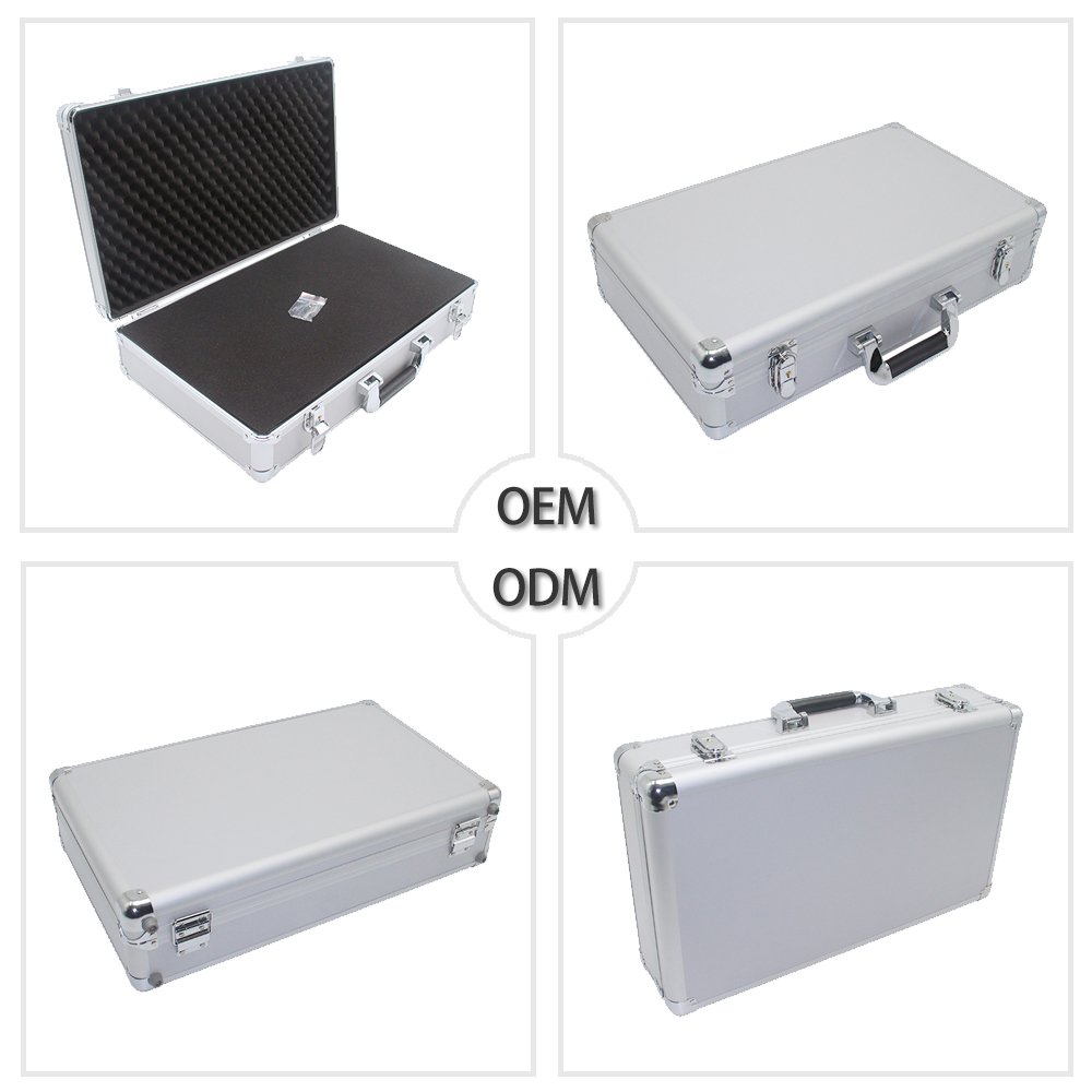 Long Aluminum Instrument Flight Carrying Case With Foam Inside Aluminum Storage Case