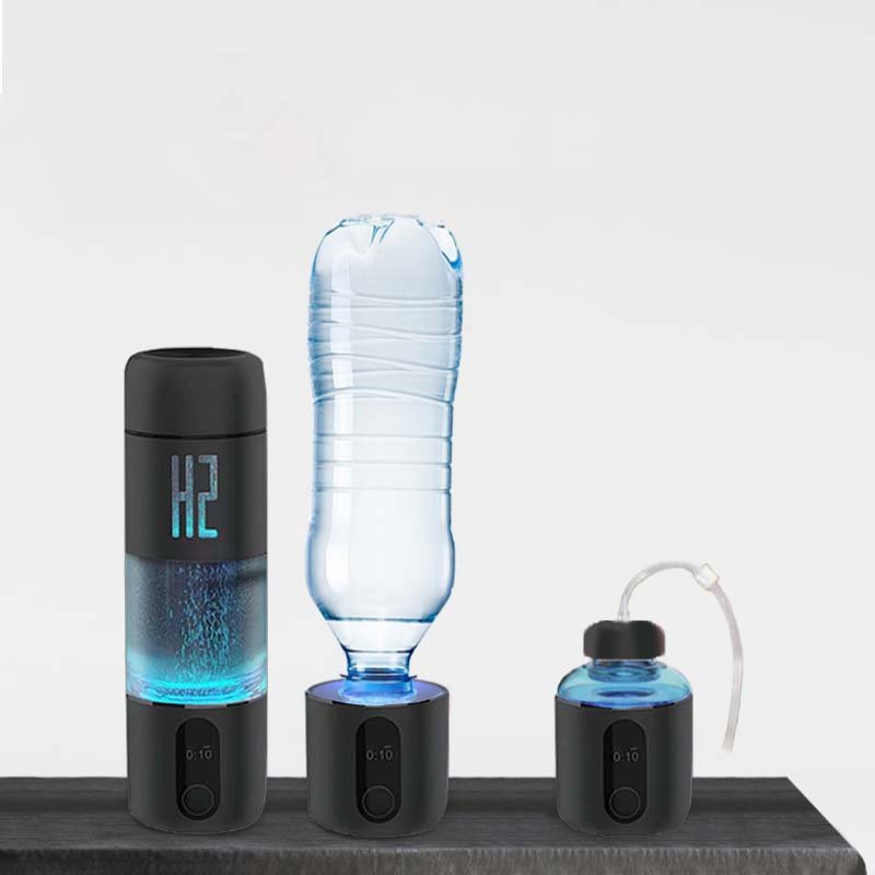 Guaranteed Quality Unique High Borosilicate Glass Magnetic Charging Pem Electrolyzer Bottle Hydrogen Water Cup