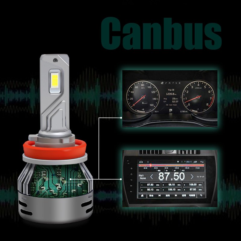 A5 16000lm Led Auto Lamp 90W 6000K H7 Led Headlight Low Beam White Auto Parts 12v Lighting System Auto Head Lights Led 880
