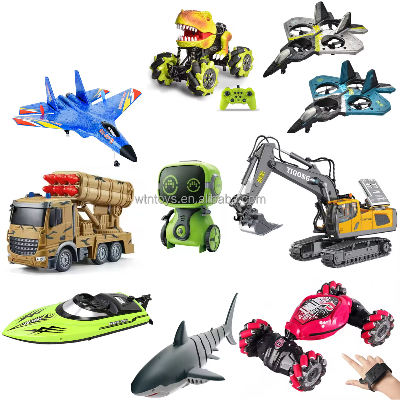 Helicopter Electric High Speed Trucks Excavator Remote Control Boat RC Boats Drift Car Plane Rc Airplanes Rc Cars Toys For Boys
