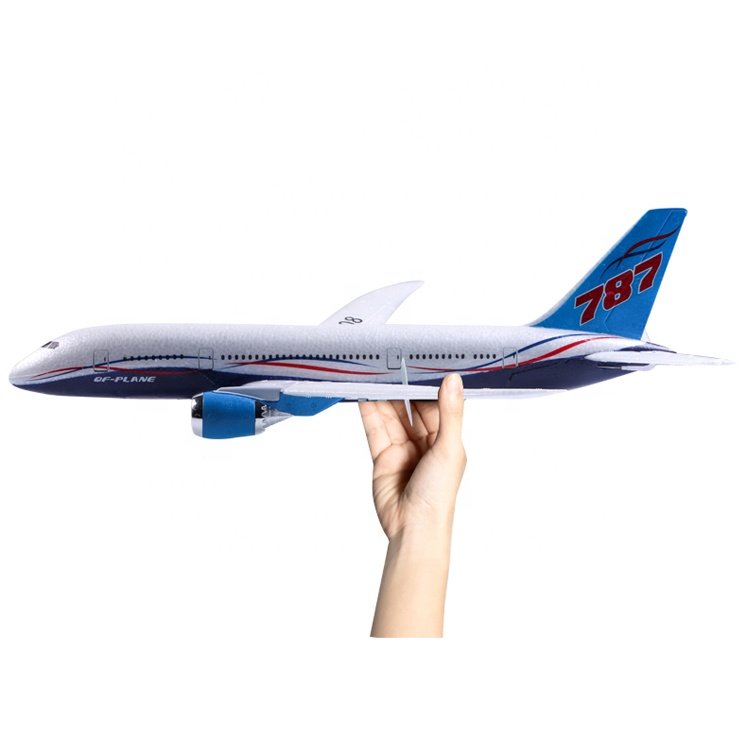 QF008 Boeing 787 2.4G 3CH EPP Foam RC Airplane RTF Fixed Wing Outdoor Remote Control Electric Model Plane Aircraft Flying Toys