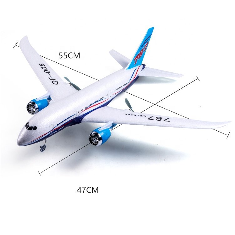 QF008 Boeing 787 2.4G 3CH EPP Foam RC Airplane RTF Fixed Wing Outdoor Remote Control Electric Model Plane Aircraft Flying Toys