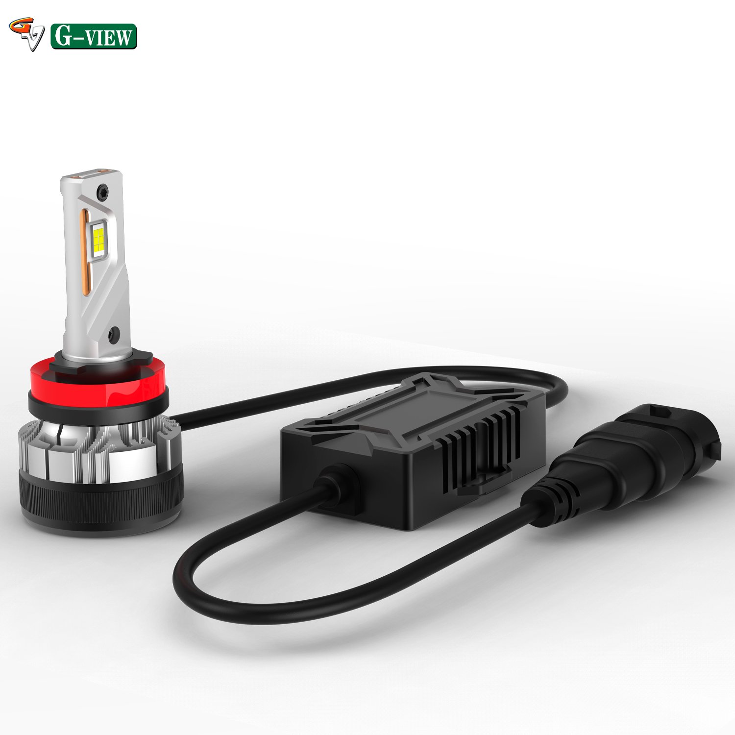 Gview G12W Mini Size LED Low Beam High Beam 20000LM Brighter 110W H4 LED Headlight Bulbs