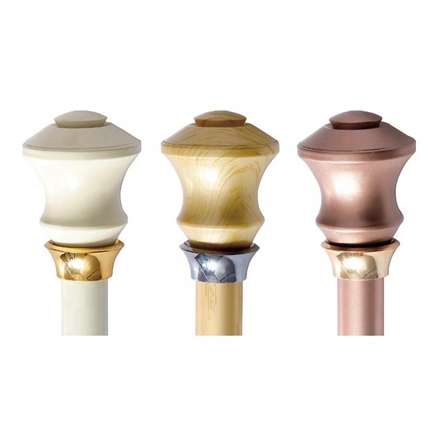 China Factory Classic Wall Mounted Curtain Rod Pole Custom Drapery Tracks & Accessories