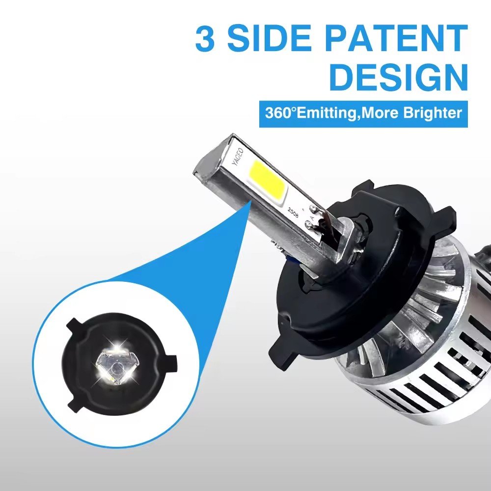 Motoled 80V 4500LM High Power H4 Motorcycle Headlight