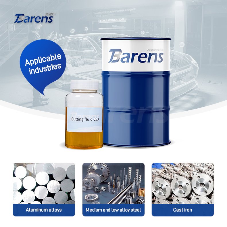Barens 653 Factory Wholesale Price Large Inventory Special Metalworking Fluid for Aerospace Aluminum