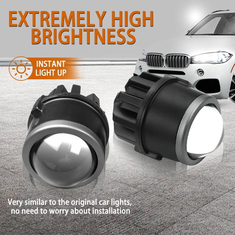 2.0 Inch Fog Lens High Power W20 Bi Led 3000k&6000k Bi Led Lamp Car Auto Parts Accessaries Led