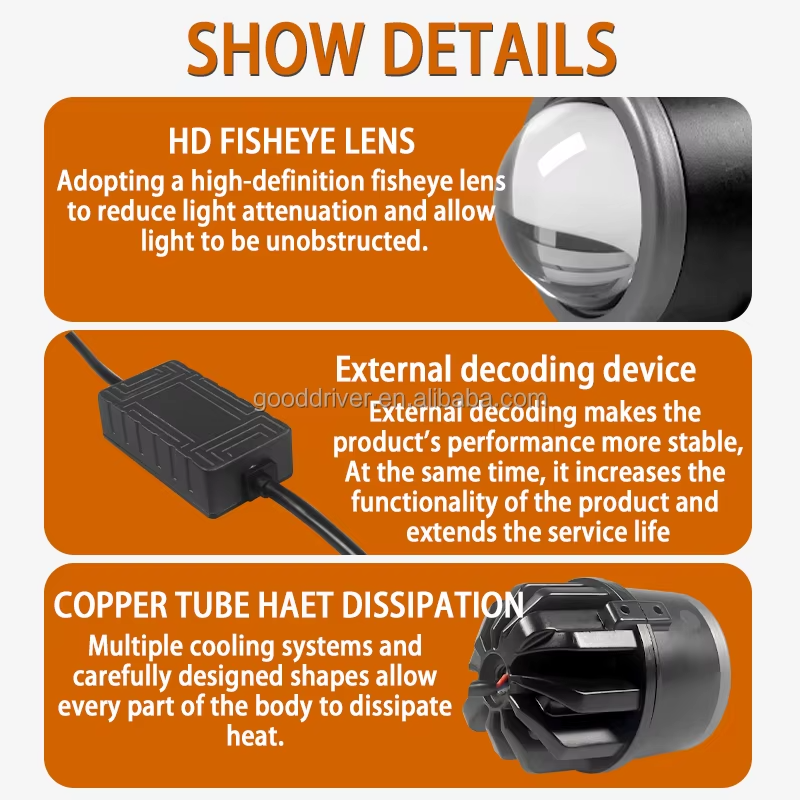 2.0 Inch Fog Lens High Power W20 Bi Led 3000k&6000k Bi Led Lamp Car Auto Parts Accessaries Led