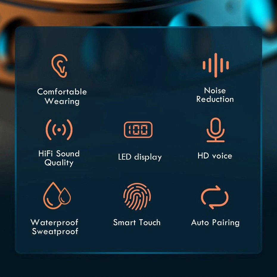 F9 Tws Fones De Ouvido Powerbank Gravastar Sirius Pro Tai Nghe Nhet Tai bluetooth Wireless Earphone Earbud & In-ear Headphone