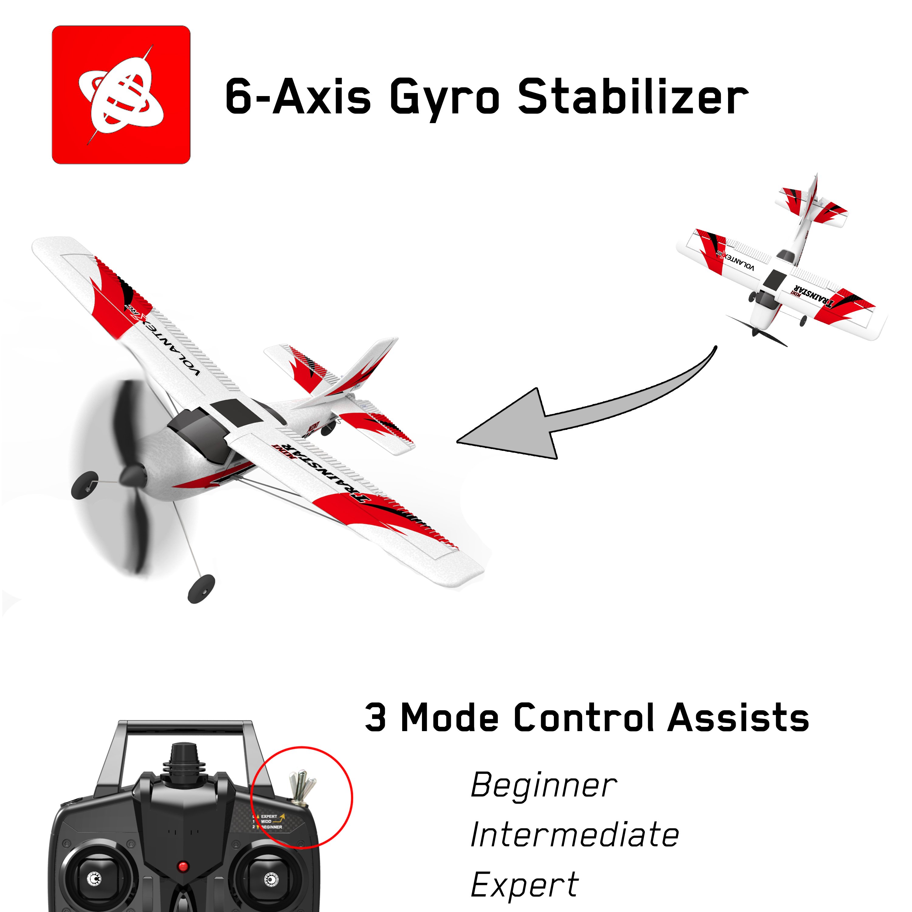 RTF 2.4GHz 4 Channel Remote Control Plane Aircraft 761-4 RC Plane Jet Toy for adults