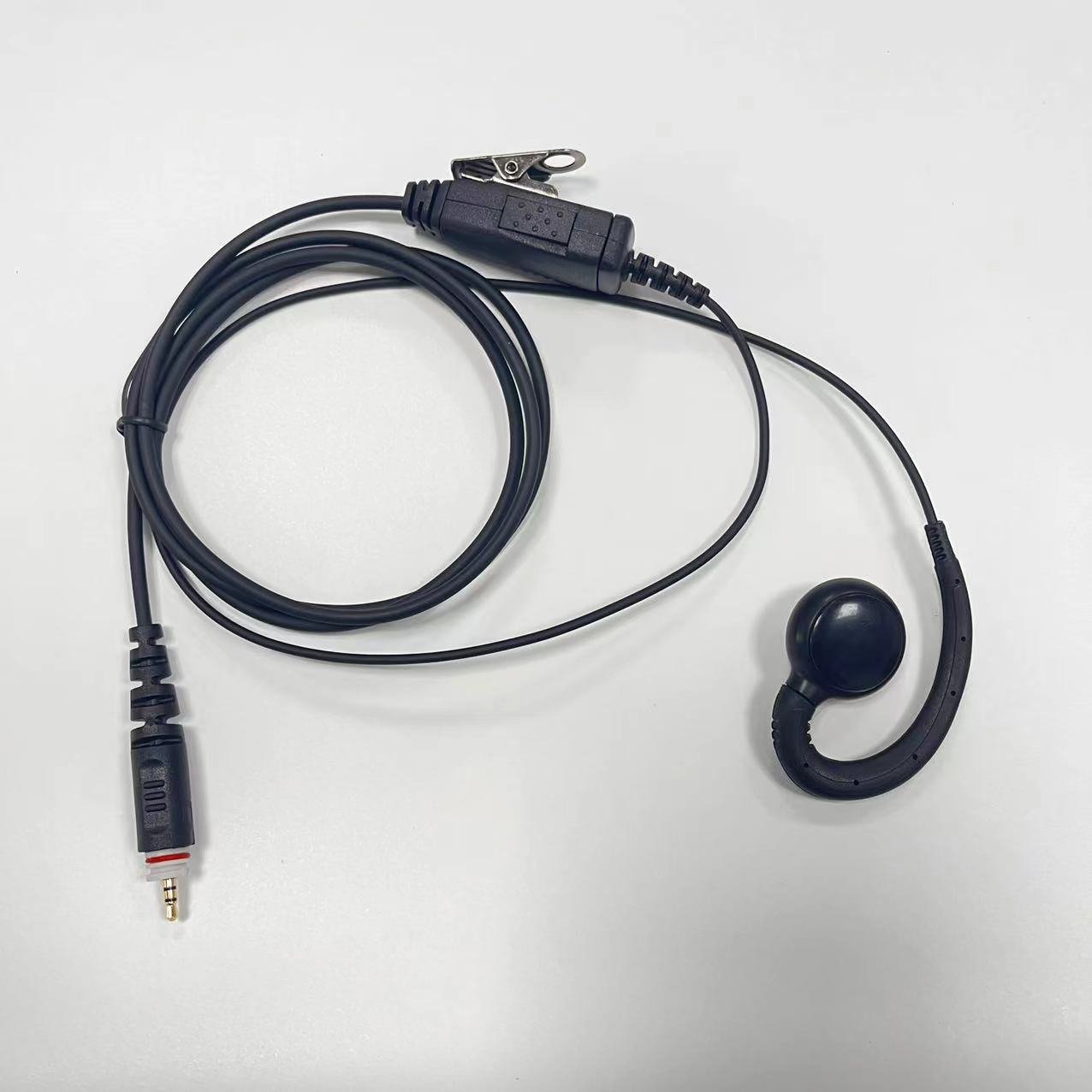 C Shape C Earpiece Wired Earphone Ear Hook Headset for Motorola Xir P8600i XiR M8660 XiR P8600 CLP446e CLP-446e CLP107e