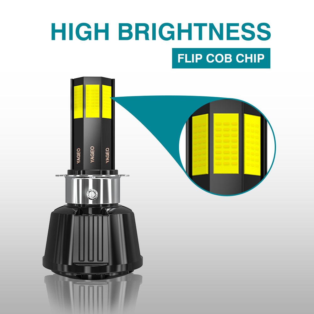 MOTOLED M6 Motorcycle LED Headlight Bulb With Driver 12W 20W 30W 65W for Bajaj Boxer