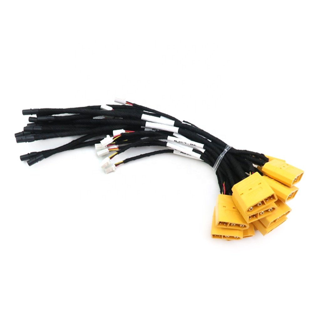 YZlink Custom XT60 (2+4) Aircraft Model Plug Cable Male Female Plug With Signal Pin Wiring Harness