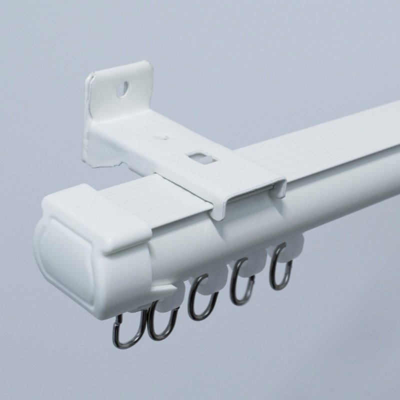 Modern Home Decorative Silent Aluminum Ceiling Curtain Track with Curtain Poles Tracks Accessories