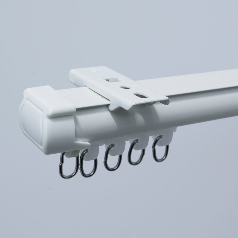 Modern Home Decorative Silent Aluminum Ceiling Curtain Track with Curtain Poles Tracks Accessories