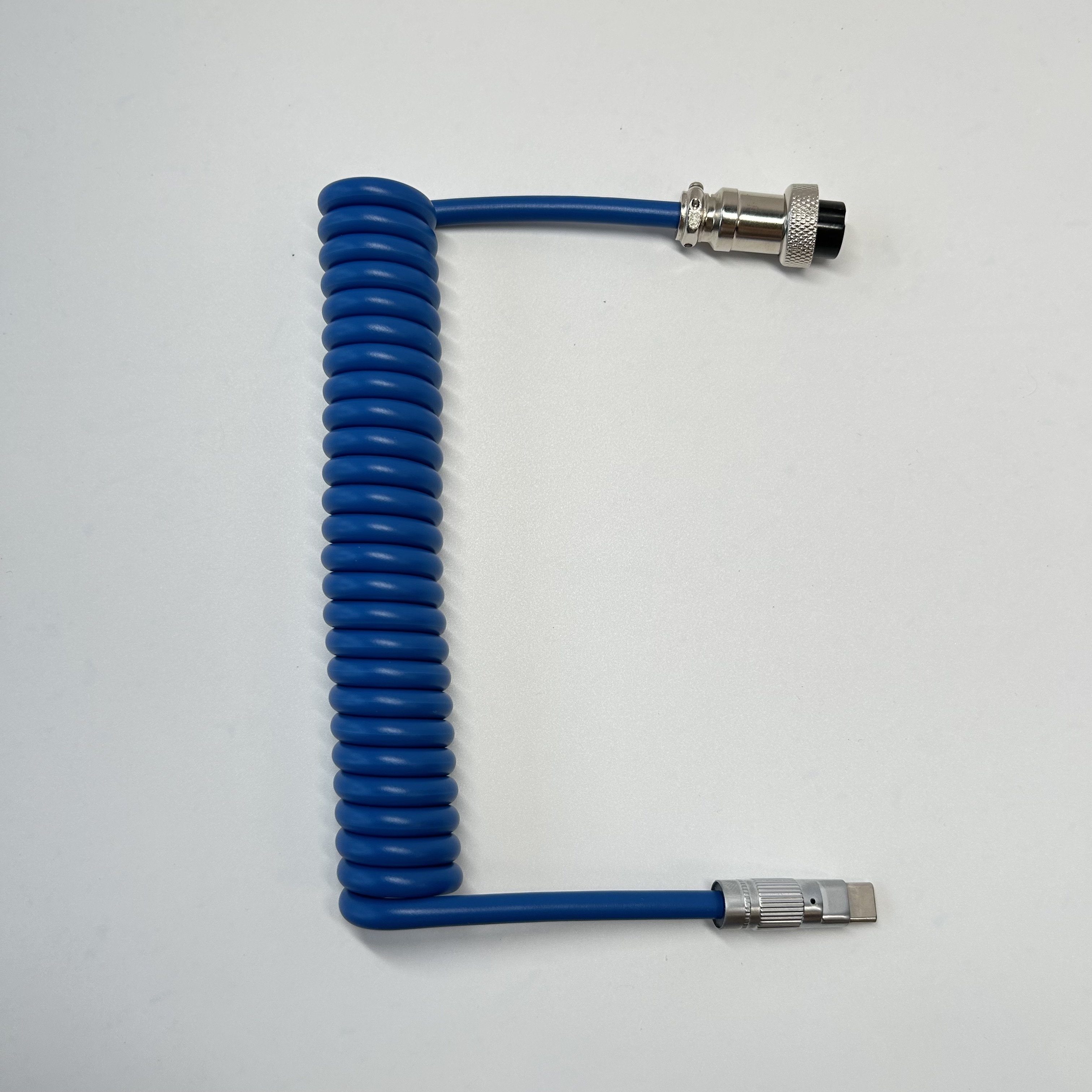 BSUN Durable Custom Customize Type c Spring Spiral Usb Cable Mechanical Keyboard Coiled Cable Keyboard