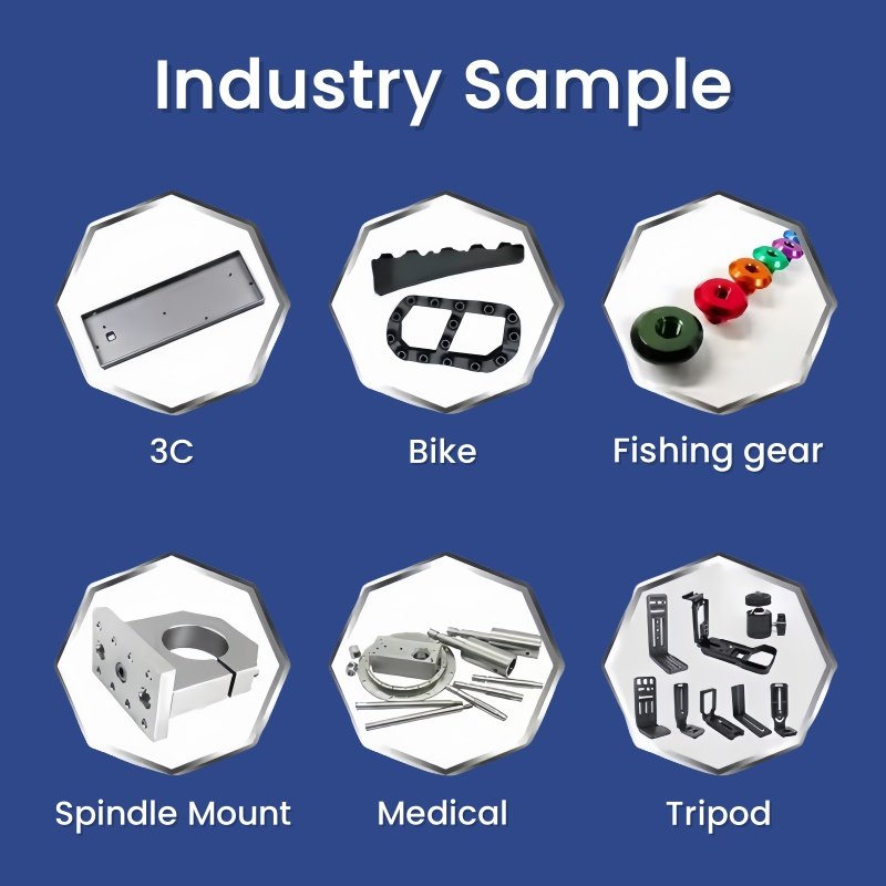 Custom Oem Cnc Milling 5 Axis Machined Electroplating Parts Services Titanium Aluminum Alloy Industrial Part