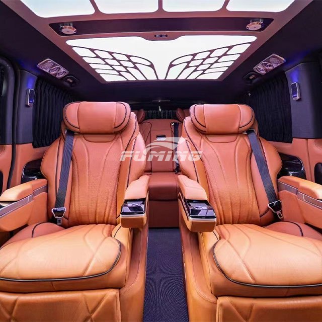 Mercedes Benz V-Class W447 Business Vehicle First-Class A30 Aviation Seats Flower Hanger Bar Interior Upgrade Modified V260 Car