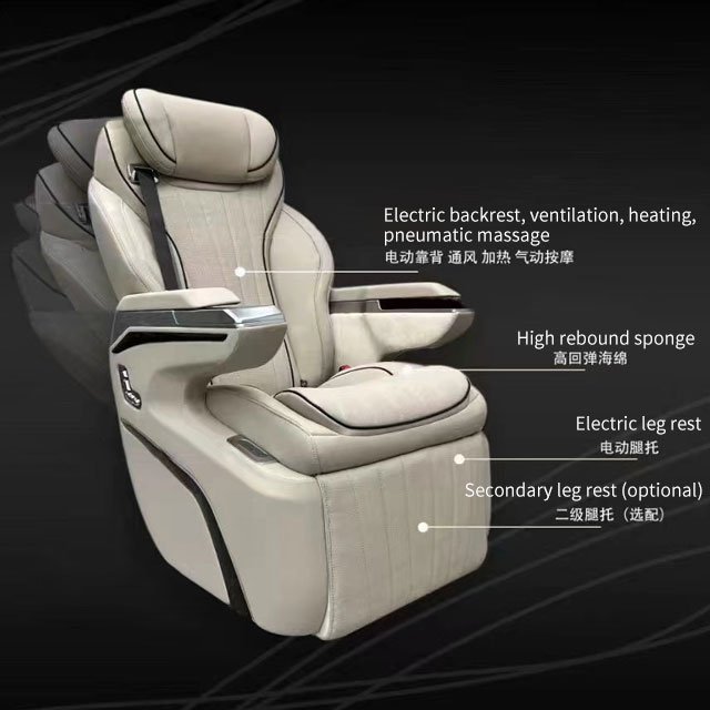 Mercedes Benz V-Class W447 Business Vehicle First-Class A30 Aviation Seats Flower Hanger Bar Interior Upgrade Modified V260 Car
