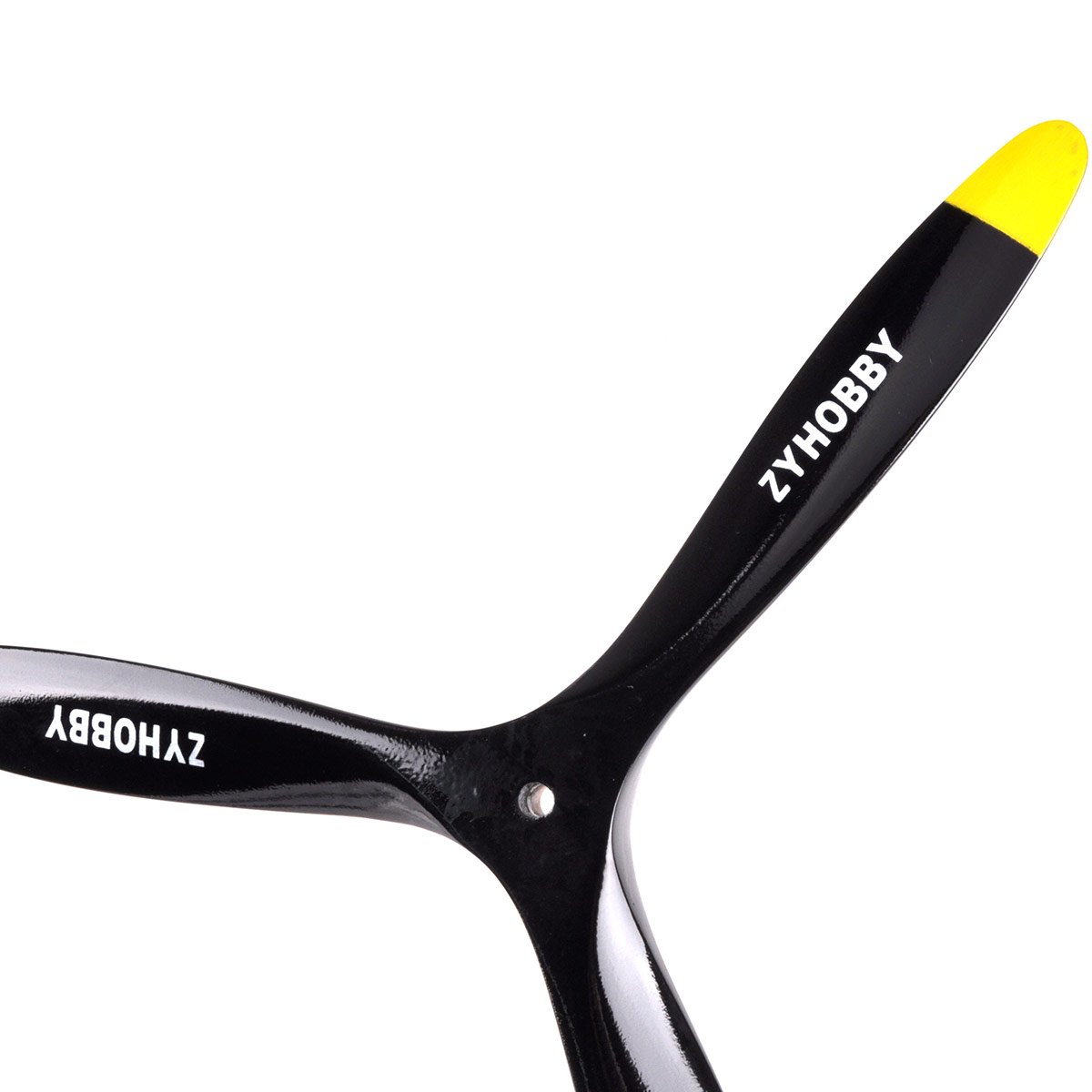 ZYHOBBY 15-22 Inch 3 Blade Pusher Gasoline Power Propeller CCW for RC Fixed Wing Plane Airplane Beech Wood Props Black +Yellow