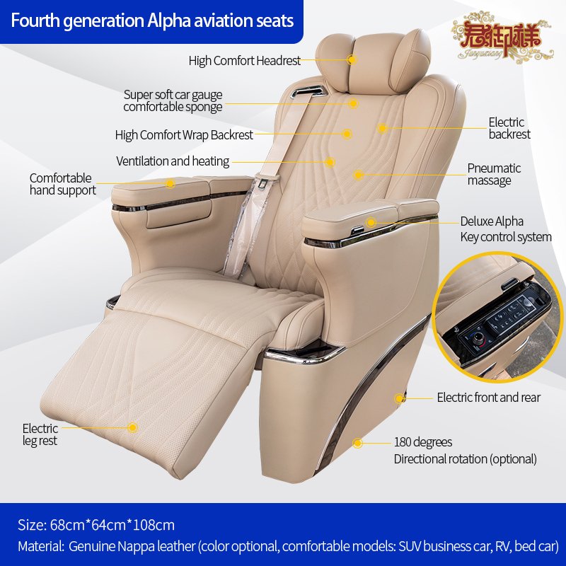 Aviation Seat Car Seat ALPHARD New All-Round Multifunctional Electronic Car Aviation Seat for the Fourth Generation Alpha