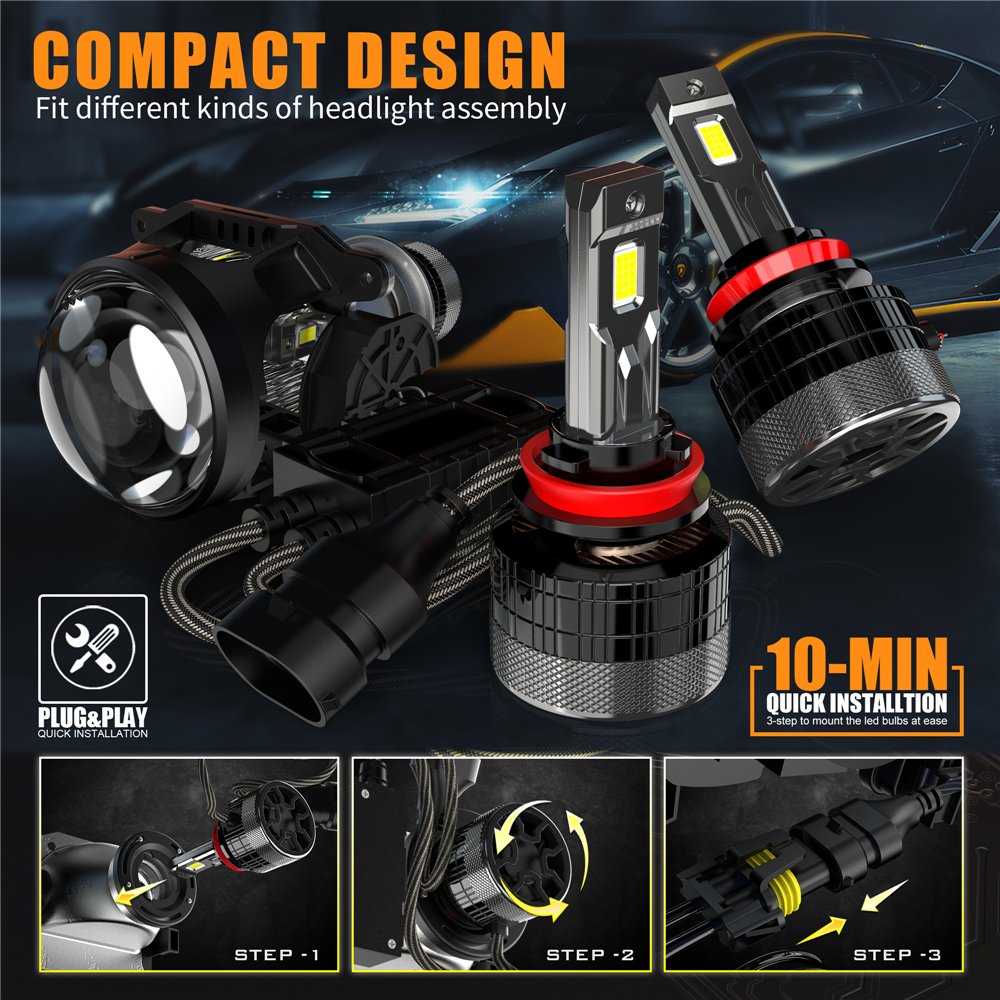 Automotive Parts & Accessories 12V 140W H1 H7 H8 H11 9005 HB3 9006 HB4 9012 Car Bulb Lights Led Headlight 30000LM Auto Headlamp