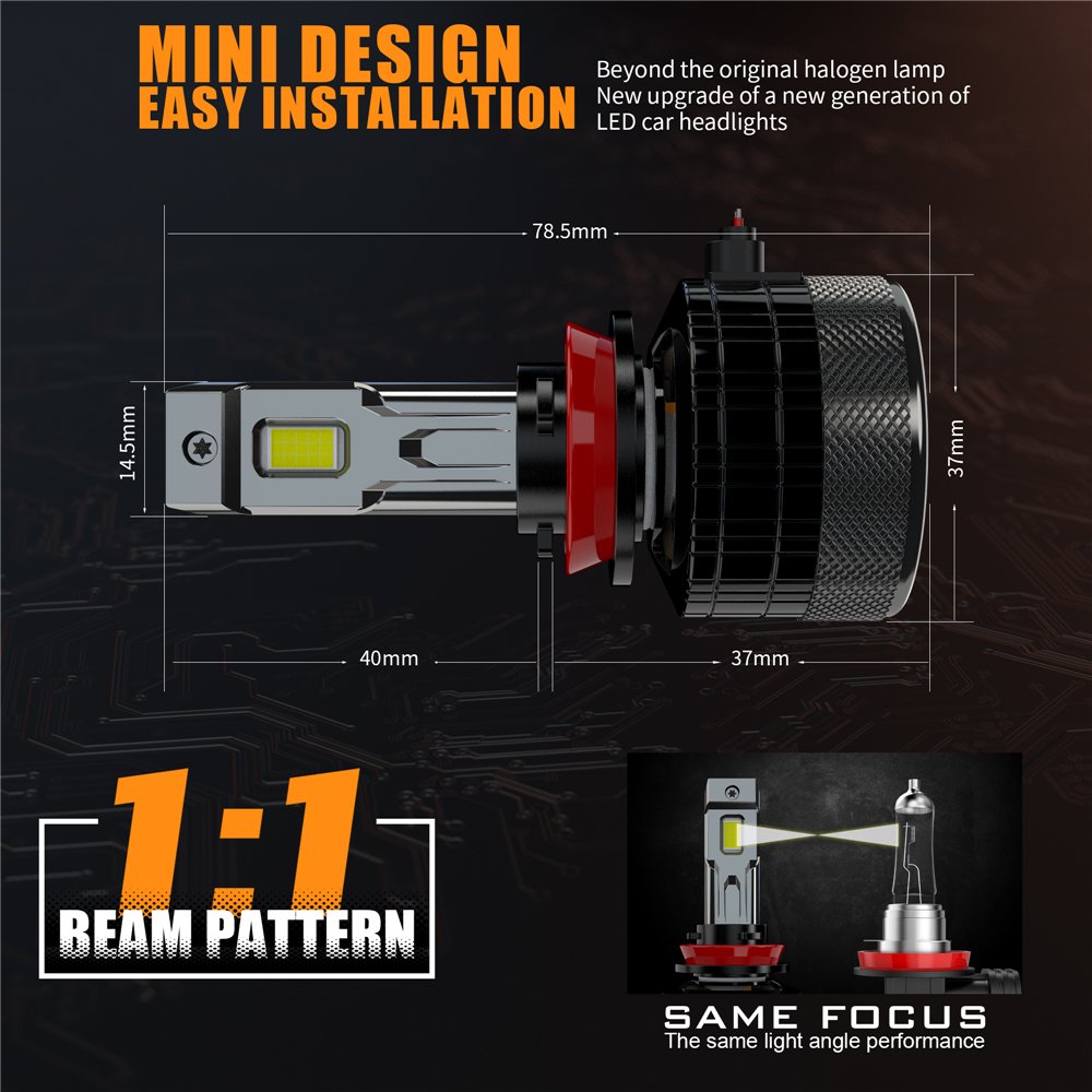 Automotive Parts & Accessories 12V 140W H1 H7 H8 H11 9005 HB3 9006 HB4 9012 Car Bulb Lights Led Headlight 30000LM Auto Headlamp