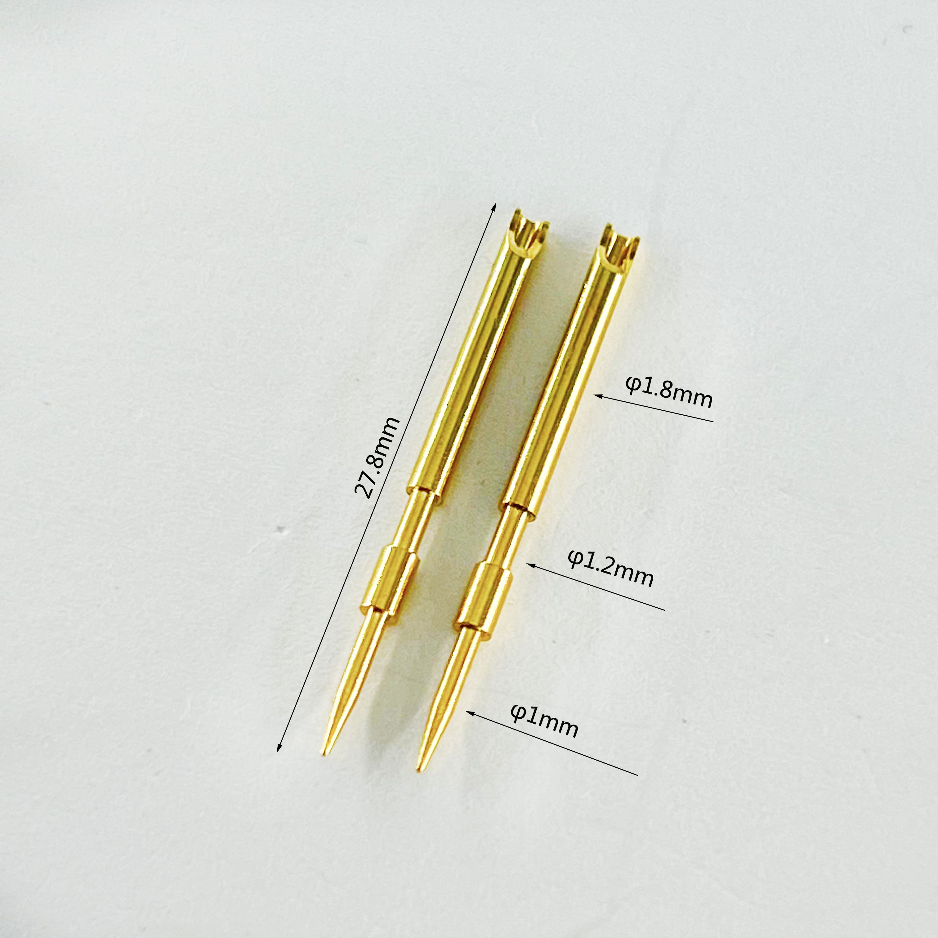 Machining Services Solid Copper Needle Wire Connector Waterproof Welding Wire Wire Connector Gold Plated Pins