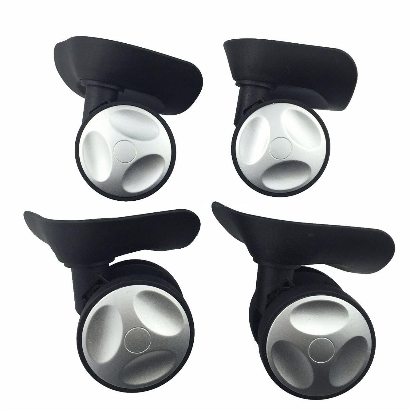 Luggage Trolley Bag Wheel Aviation Tool Box Pulley Caster Universal Wheel Shock Absorber Wheel