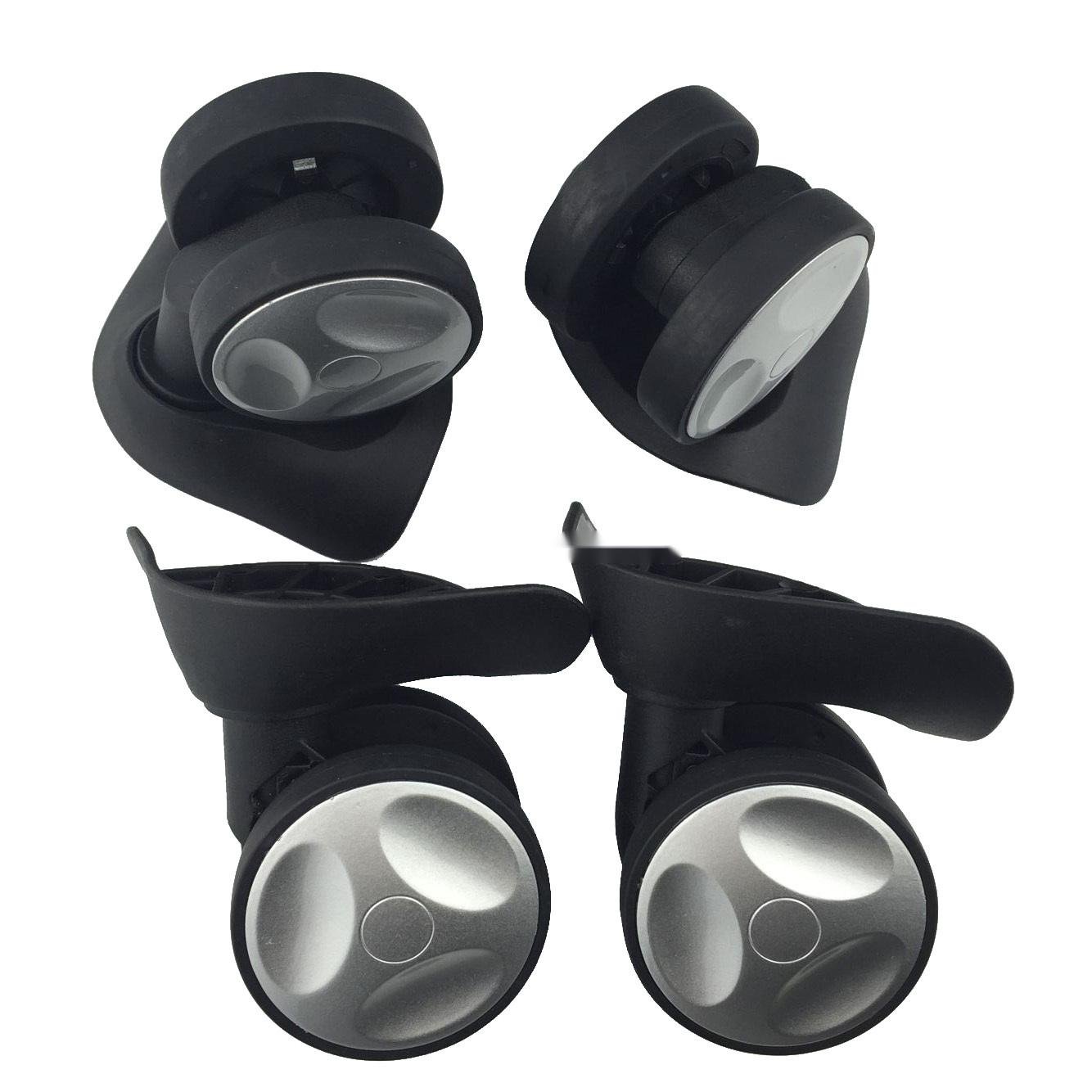Luggage Trolley Bag Wheel Aviation Tool Box Pulley Caster Universal Wheel Shock Absorber Wheel