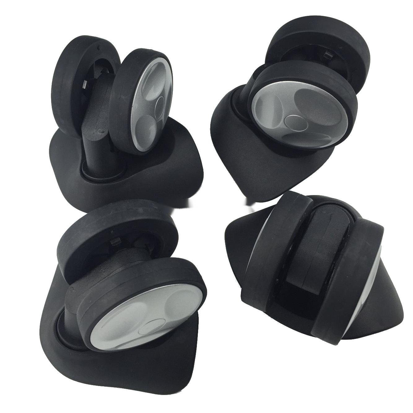 Luggage Trolley Bag Wheel Aviation Tool Box Pulley Caster Universal Wheel Shock Absorber Wheel