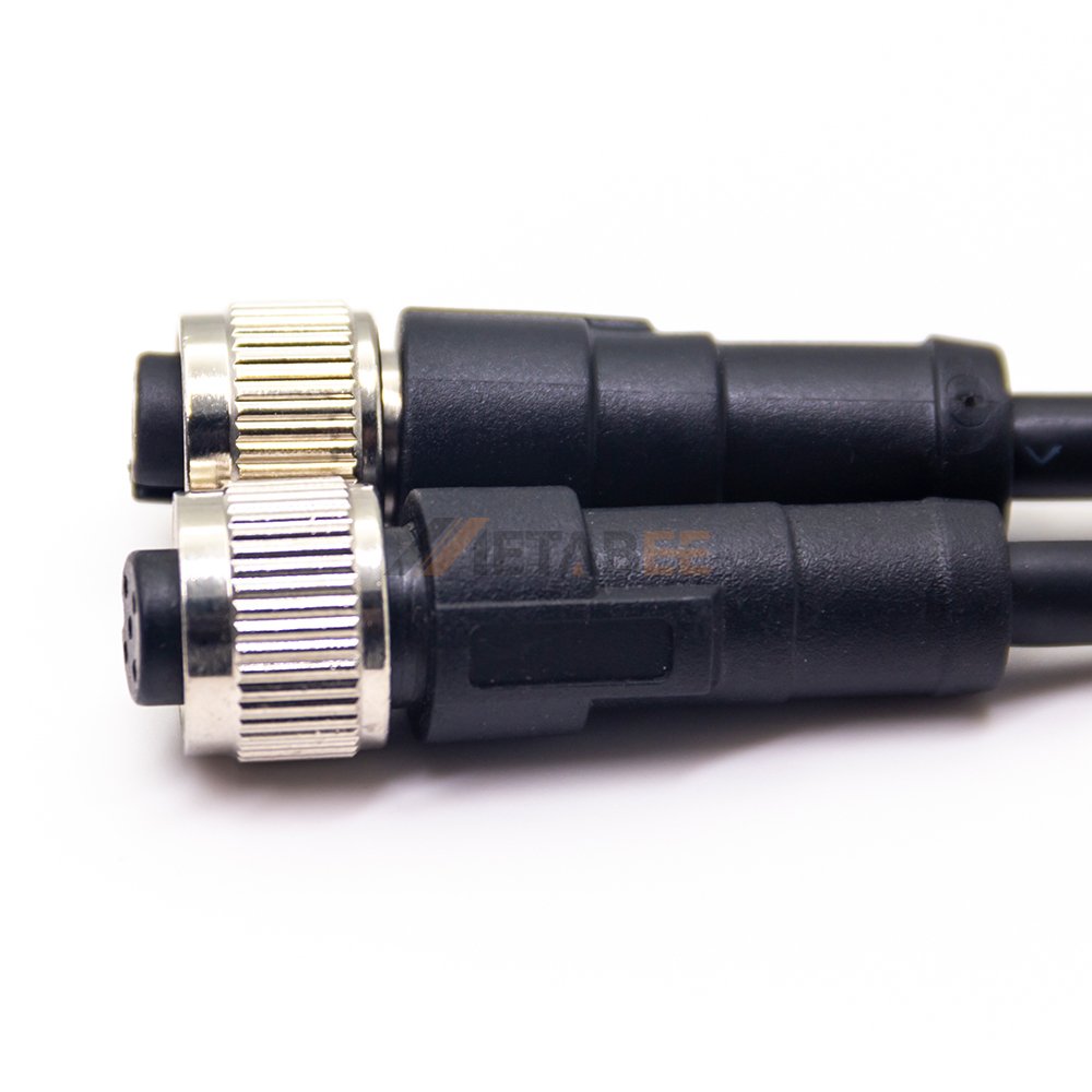 M12 4 5 8 Pin Pole Contact Circular Connector for Automotive