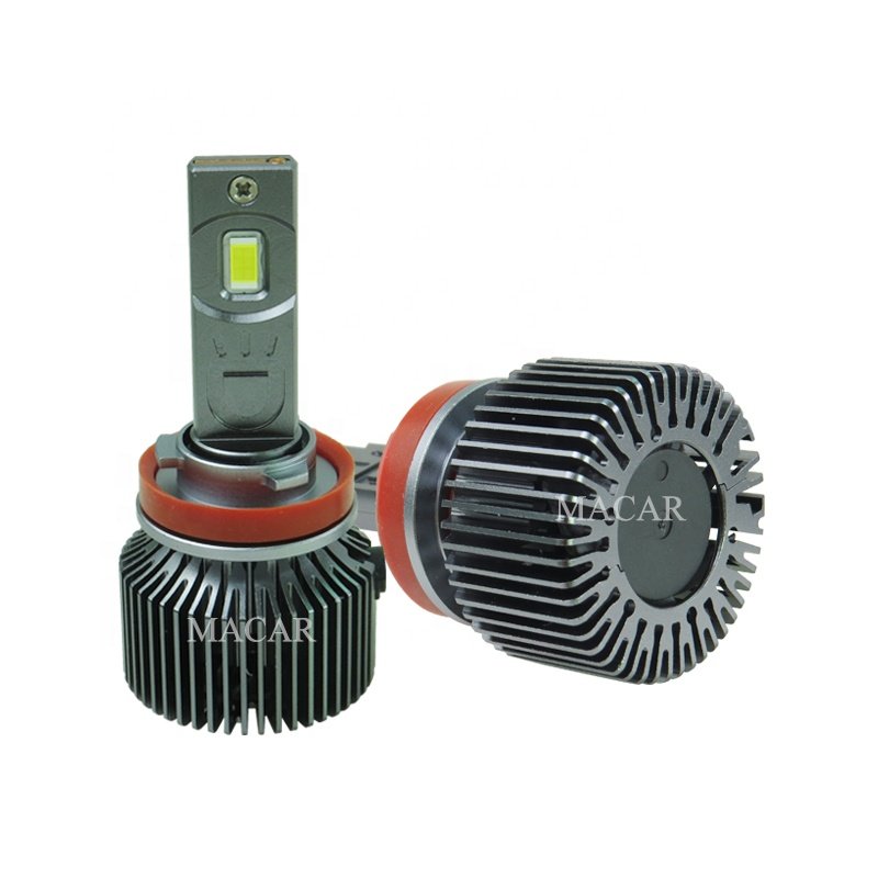 MACAR Auto Truck Led Headlight 120W 12v 24v Motorcycle Car H4 Light Bulb Luz Led Automativo H7 H11 9005 Led Headlight for Car