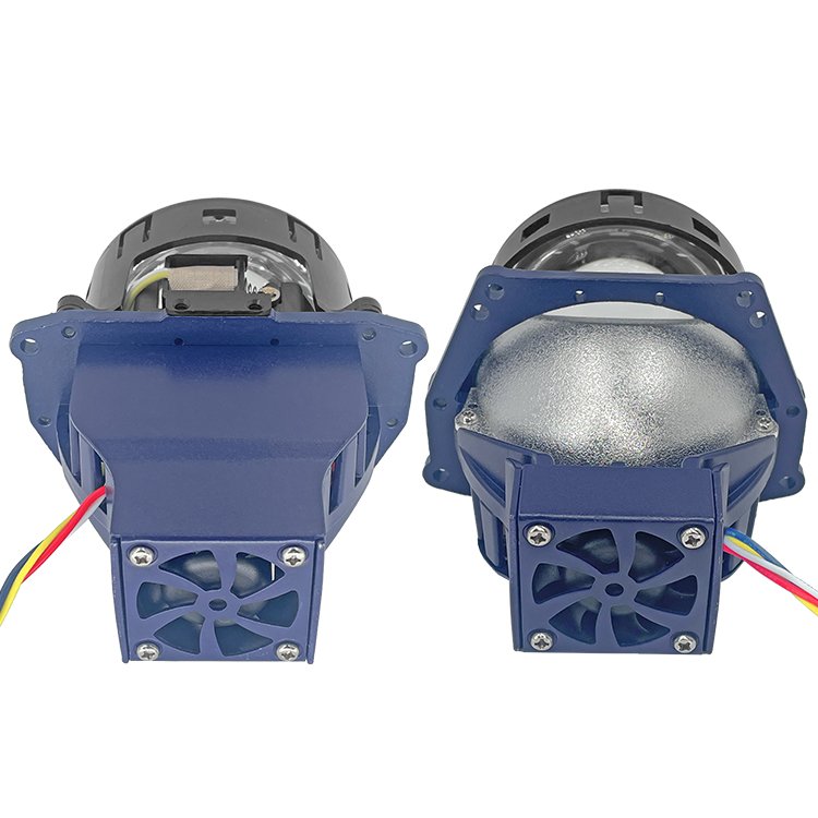 3 Inch Blue Bi LED Lenses Best LED Bulb for LED Projector Headlights 18000LM Car Lights Accessories